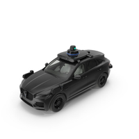AI Powered Autonomous Taxi SUV Black PNG & PSD Images