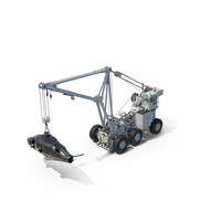 Flight Deck Crane Tilly With Damage Helicopter Hull PNG & PSD Images
