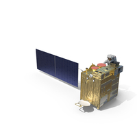 Geostationary Satellite COMS-1 With Astronaut PNG & PSD Images