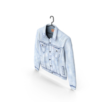 Levis Jeans Jacket On Hanger PNG & PSD Images