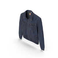 Levis Man Trucker Jeans Jacket Hanging PNG & PSD Images