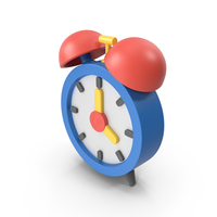 Cartoon Alarm Clock Icon PNG & PSD Images