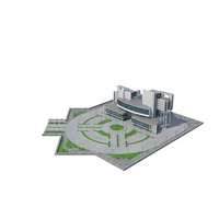 Modern Hospital Complex PNG & PSD Images
