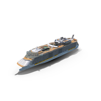 Luxury Cruise Ship Oasis of the Seas Simple Details PNG & PSD Images