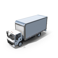 Isuzu Electric Truck NRR EV 176 Inch Simplified PNG & PSD Images