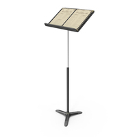 Metal Menu Holder With Restaurant Menu PNG & PSD Images