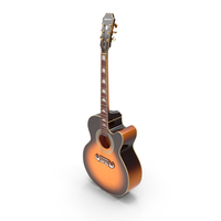 Epiphone Acoustic Electric Guitar PNG & PSD Images