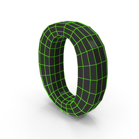 Techno Wireframe Number 0 PNG & PSD Images