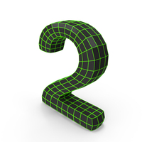Techno Wireframe Number 2 PNG & PSD Images