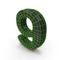 Techno Wireframe Number 9 PNG & PSD Images