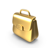 Briefcase Gold Icon PNG & PSD Images