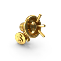 Paid Promote Gold Icon PNG & PSD Images