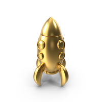 Rocket Gold Icon PNG & PSD Images
