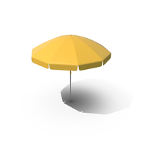Yellow Beach Umbrella PNG & PSD Images