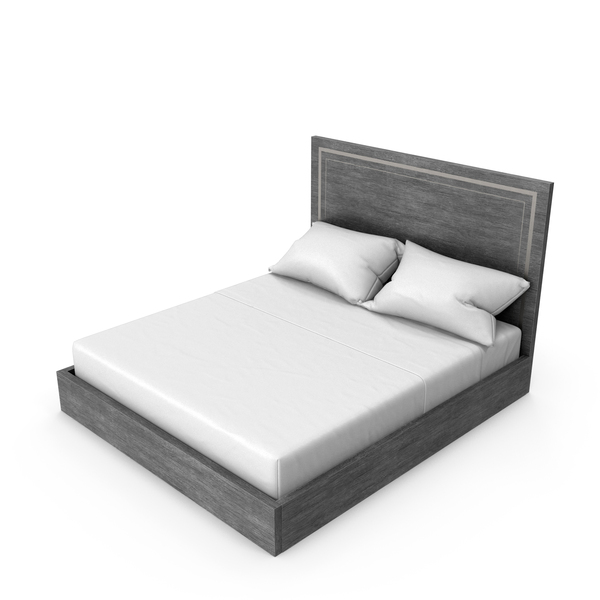 Nostle Cal King Bed Gray PNG & PSD Images