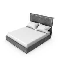 Nostle Cal King Bed Gray PNG & PSD Images