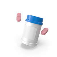 Bottle With Medicine PNG & PSD Images