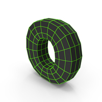 Techno Wireframe Letter O PNG & PSD Images