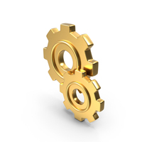 Settings Gold Icon PNG & PSD Images
