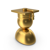 Graduate User Gold Icon PNG & PSD Images