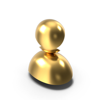 User Gold Icon PNG & PSD Images