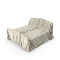 Shabby Covered Double Bed PNG & PSD Images