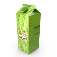 Juice Paper Box Packaging Mojito PNG & PSD Images