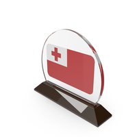 Tonga Flag Trophy PNG & PSD Images