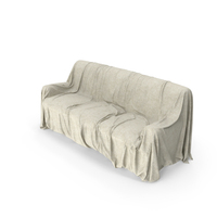 Clean Covered Sofa Big PNG & PSD Images