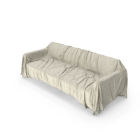 Shabby Covered Sofa Large PNG & PSD Images