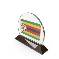 Zimbabwe Flag Trophy PNG & PSD Images