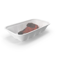 Roasted Chicken Drumstick in Tray PNG & PSD Images