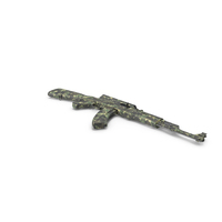 AK 47 Assembled Camouflage PNG & PSD Images
