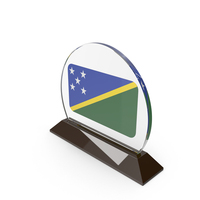 Solomon Islands Flag Trophy PNG & PSD Images