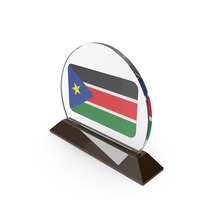 South Sudan Flag Trophy PNG & PSD Images