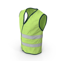 Safety Vest with Reflective Stripes PNG & PSD Images