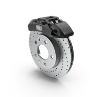 Trialli Performance Brake Caliper and Disc PNG & PSD Images