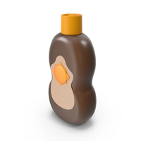 Cartoon Sunscreen Bottle PNG & PSD Images