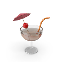 Cartoon Cocktails Glass PNG & PSD Images