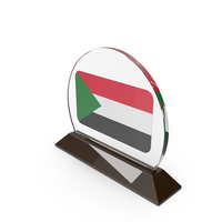 Sudan Flag Trophy PNG & PSD Images