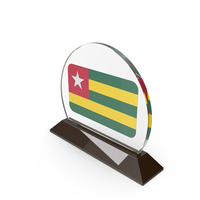Togo Flag Trophy PNG & PSD Images