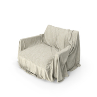 Clean Covered Armchair Big PNG & PSD Images