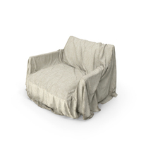 Shabby Covered Armchair Big PNG & PSD Images