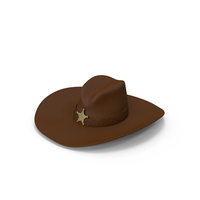Cowboy Sheriff Hat PNG & PSD Images