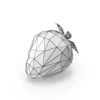 Wireframe Strawberry PNG & PSD Images