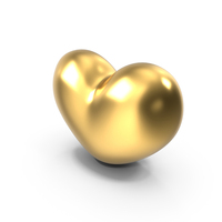 Heart Gold PNG & PSD Images