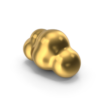 Cloudy Weather Gold Icon PNG & PSD Images