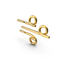 Windy Weather Gold Icon PNG & PSD Images