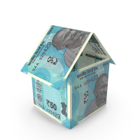 Indian 50 Rupee Paper Currency House PNG & PSD Images