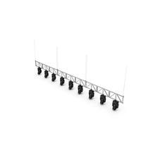 Hanging Spotlight Truss PNG & PSD Images